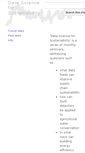Mobile Screenshot of datascienceforsustainability.org
